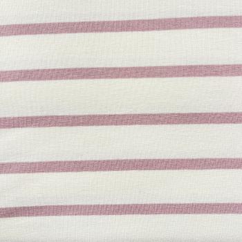 Hilco Viskosejersey Benja Streifen rosa weiß